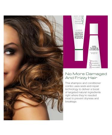 TRI Design Hydrating Shampoo & Conditioner Set - Sulfate Free for Dry & Damaged Hair - Moisturize & Repair Curly Straight Wavy Color-Treated Hair - 10.5 oz - Buy Online on GoSupps.com
