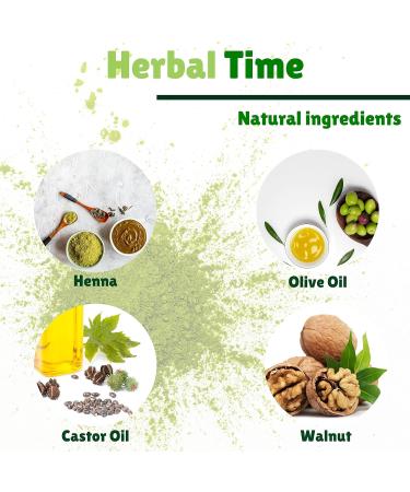 Herbal Time Henna Morello N 4 Cream: Gray Hair Cover & Temporary Dye with Nettle Extract | Ammonia, Sulfates & Parabens Free | 75 ml - Buy Online on GoSupps.com