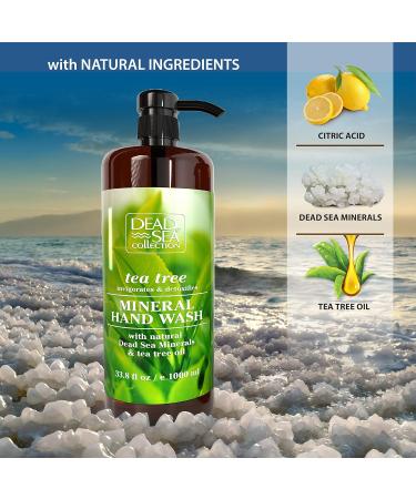 Dead Sea Collection Tea Tree Oil Hand Soap - Moisturizing Gel Cleanser - 2 Pack (33.8 Fl. Oz Each) - Buy Online on GoSupps.com