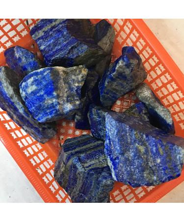 Natural Crystal Rough Natural Raw Lapis Lazuli Stone Rough Specimen Can be Used for (Size : 200G) (Size : 500G) - Buy Online on GoSupps.com