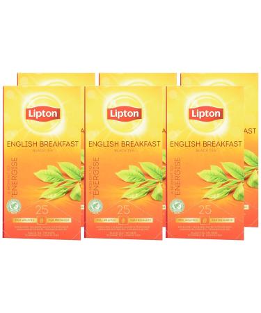 Buy Lipton English Breakfast Black Tea - Strong Taste 6-Pack (150 Tea Bags) | International Shipping - Buy Online on GoSupps.com