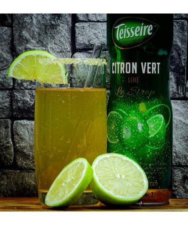Food-United LIMETTENSIRUP Lot de 6 sirops de fruits citron-vert citron citron vert pour gaz ificateurs d'eau base de citron vert fra chement press jus de fruits pour punch cocktails smoothie (6) - Buy Online on GoSupps.com