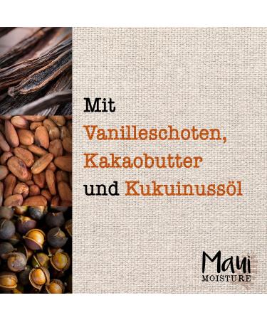 Maui Moisture Smoothing Vanilla Bean Conditioner - 385ml | Vegan Hair Care for Dry Hair with Vanilla Pods Cocoa Butter & Cukuine Oil - Buy Online on GoSupps.com