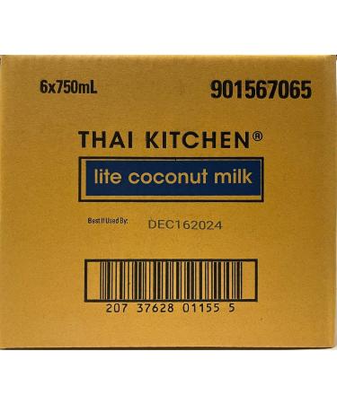 Thai Kitchen Premium Unsweetened Coconut Milk Lite Tetra 750ml Case Pack Count 6 Unsweetened Coconut Milk Lite 750 ml (Pack of 6) - Buy Online on GoSupps.com