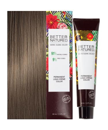 Permanent 7N Medium Natural Blonde Hair Color Dye - Naturally-derived Vegan & 100% Gray Coverage that Lasts up to 8 Weeks