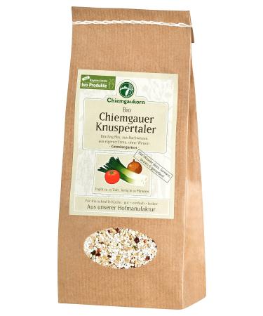 Chiemgaukorn Organic Chiemgauer Knuspertaler Bratling - Garden Vegetables 200 g
