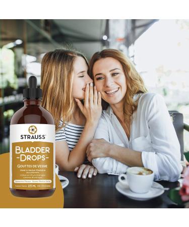 Strauss Naturals Bladder Drops - Diuretic -Traditional Herbal Medicine Gluten-Free Soy-Free and Non-GMO 225 ml - Buy Online on GoSupps.com