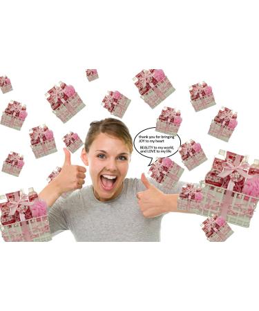 Spa Gift Baskets for Women & Girls - Cherry Fragrance | Bath & Body Essentials with Loofah Bath Salt Body Lotion Soap Rose & Shower Gel - Buy Online on GoSupps.com