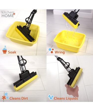 Set of 3 Super Absorbent PVA Roller Mop Head Refill for Kitchen and Home - Durable and Efficient - Buy Online on GoSupps.com