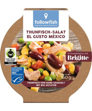 followfish MSC Tuna Salad El Gusto Mexico 160 g 160 g (1 pack)