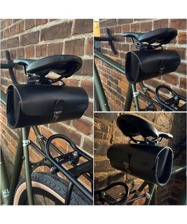 Gusti Saddlebag Leather - Wolfgang L. Lanking | Vintage Black Bicycle Tool Pocket & Storage Bag Replacement Tire Bag - Buy Online on GoSupps.com