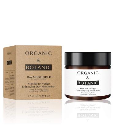 Organic & Botanic Vegan Mandarin Orange Face Moisturizer 50ml - Hydrating Day Cream for Dry & Sensitive Skin - Premium UK Vegan Skincare - Buy Online on GoSupps.com