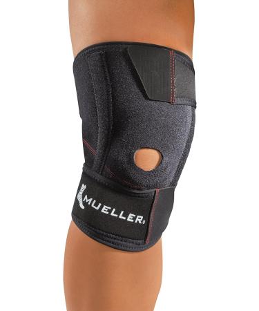 Buy MUELLER Sports Medicine Wraparound Knee Stabilizer (L/XL) - Stabilizing Springs Black - International Shipping Available - Buy Online on GoSupps.com