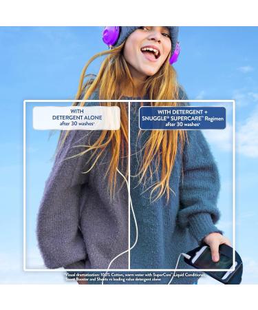 Snuggle SuperCare Lillies & Linen Fabric Softener 78.75 Fl Oz - 2X Concentrated Formula - 150 Loads - Buy Online on GoSupps.com