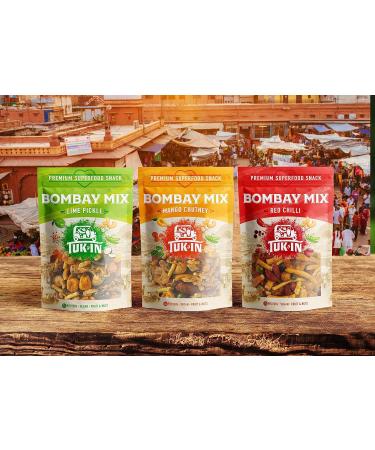 Lime Pickle Superfood Bombay Mix Case of 9 Units | Vegan Healthy Snack | Source of Magnesium - Buy Online on GoSupps.com
