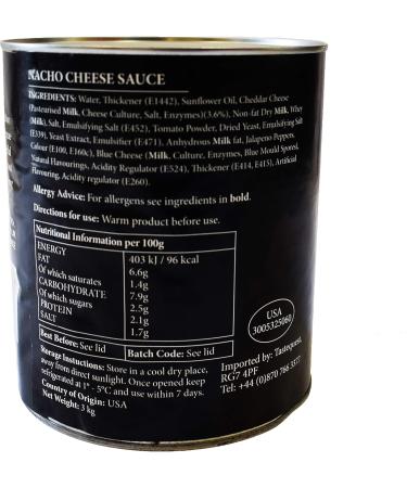Flow Nacho Cheese Sauce Topping 3kg - Buy Online on GoSupps.com