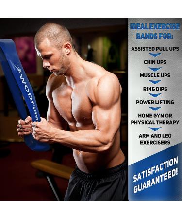 WODFitters Pull Up Assistance Band - Red 10-35 lbs | Stretching, Mobility, Powerlifting, Home Fitness - Buy Online on GoSupps.com