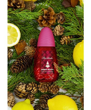 Pino Silvestre Amber Woods Perfume for Men - Aromatic Woody Spicy Scent - Blended with Lemon Lavender Patchouli and Sandalwood - for Bold Elegant Gentlemen - 4.2 oz EDT Spray - Buy Online on GoSupps.com