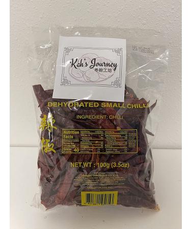 Kah's Journey Thai Whole Dried Chilis - 3.5 oz: Spicy and Authentic Thai Flavor - Buy Online on GoSupps.com