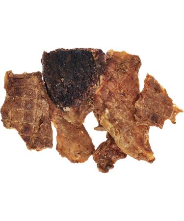 PawGang - Beef Jerky 200g - 100% Natural EU Sourced Treats for Dogs Puppies Young Adult Old Small and Large Dog - Tasty Air Dried Chews Snacks - Healthy Hypoallergenic - Low Fat Grain Free - BARF Raw - Buy Online on GoSupps.com