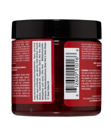 Manic Panic Infra Red Classic Creme Hair Dye - 118ml | Vegan & Cruelty-Free Semi-Permanent Color - Buy Online on GoSupps.com