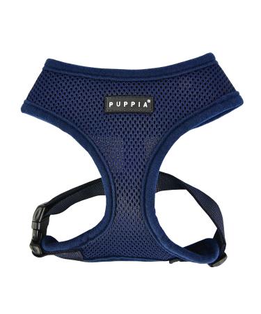Puppia dog harness for small and medium -sized dogs - super soft in many colors - also used as a puppy dishes -Atani train harness for dogs navy blue XS XS Navy blue