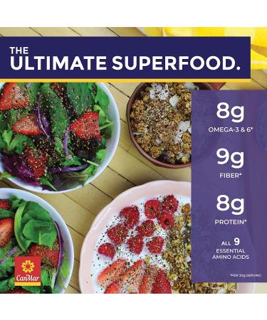 CanMar Organic Hemp Seeds (12oz) - Milled & Roasted | Plant-Based Protein | Omega-3, Omega-6, GLA | Fiber-Rich & Gluten-Free - Buy Online on GoSupps.com