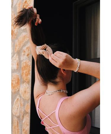 A.Tony Velvet Scrunchies Set - Zipper Hair Tie Gadget for Girls & Women - Forest Ponytail Holder Jewelry - Buy Online on GoSupps.com