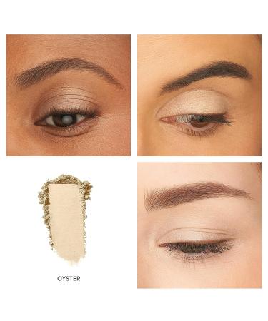jane iredale PurePressed Eye Shadow in Oyster | Highly Pigmented Mineral Formula | Long Lasting & Crease Resistant | Safe for Sensitive Eyes - Buy Online on GoSupps.com