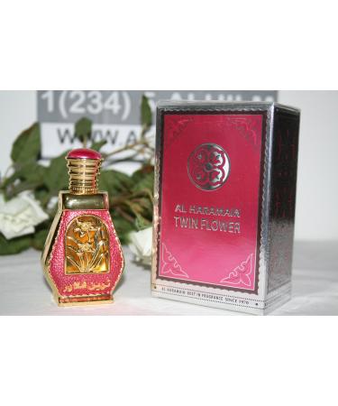 Twin Flower - Alcohol Free Arabic Perfume Oil Fragrance for Men and Women (Unisex) by Al Haramain