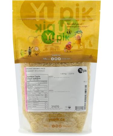 Yupik Organic Basmati Rice 1 kg 6 Count Gluten-Free Non-GMO Vegan Kosher Long Grains Sugar-Free Salt-Free Fragrant Rice Easy Preparation Ideal for Recipes Side Dishes Salads & More 6 kg - Buy Online on GoSupps.com