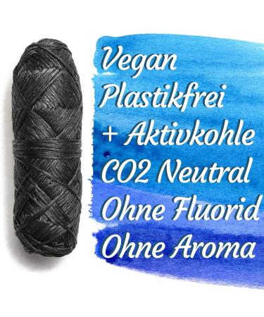 Toothpathic Vegan Bamboo Dental Floss - Organic Plastic-Free Sustainable Activated Carbon Zero Waste (4 x 30m Refill) - Buy Online on GoSupps.com