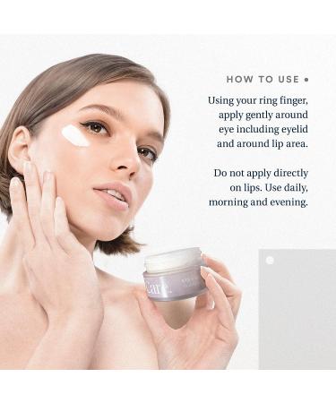 Care Eye+Lip Nourishing Cream with Caffeine, Vitamin K, Vitamin C & Peptides - De-Puffs, Reduces Dark Circles - Fragrance-Free, Cruelty-Free - 0.5oz - Buy Online on GoSupps.com