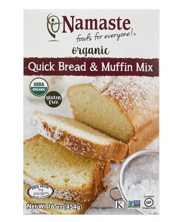 Namaste Foods Organic Gluten Free Quick Bread & Muffin Mix, 16 Ounce – Allergen Free