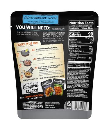 Campbell's Skillet Sauces Creamy Parmesan Chicken - 11 oz. (Pack of 6) | Buy Online - Buy Online on GoSupps.com