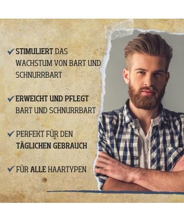 Mens Master - Oil Stimulating Beard & Mustache Growth | Nourishing & Moisturizing Beard Oil for Men | Ultimate Bart Care & Facial Care - Buy Online on GoSupps.com