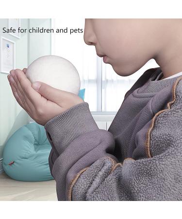 Wool Dryer Balls XL Pack of 6 - Reusable Organic Fabric Softener for Laundry - Baby Safe & Anti Static - Reduces Wrinkles & Cling - Buy Online on GoSupps.com