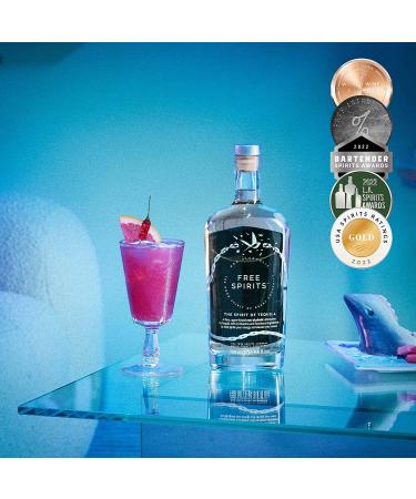 Spirit of Tequila: Award-Winning Non-Alcoholic Cocktail Mixer | Smoke & Agave | 5 Calories | Vegan & Gluten-Free | Mood-Lifting Vitamins - 750ml - Buy Online on GoSupps.com