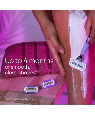 Gillette Venus Miami Midnight Extra Smooth Women's Razor Blade Refills 4 Refills - Buy Online on GoSupps.com