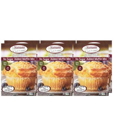 Namaste Foods Gluten Free Sugar Free Muffin Mix - 14oz (Pack of 6) | Healthy Baking - Buy Online on GoSupps.com
