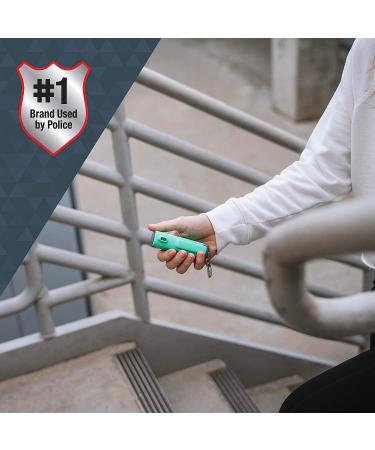 SABRE Safe Escape 3-in-1 Pepper Gel with Seat Belt Cutter & Window Breaker, Maximum Strength Pepper Spray, Snap Clip Keychain for Easy Carry & Fast Access, 25 Bursts, Easy to Use Flip Top Safety Mint Green - Buy Online on GoSupps.com