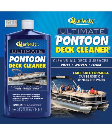 STAR BRITE Ultimate Pontoon Deck Cleaner - 32 OZ | Effortlessly clean and restore your pontoon deck - Buy Online on GoSupps.com