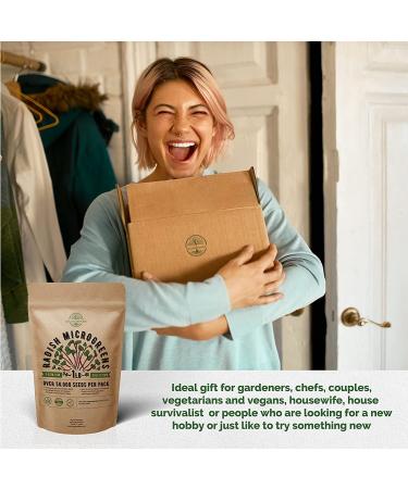 Radish Sprouting & Microgreens Seeds - Non-GMO Heirloom Sprout Seeds Kit | 1lb Bulk Resealable Bag for Planting Microgreens in Soil or Hydroponic Systems - Buy Online on GoSupps.com