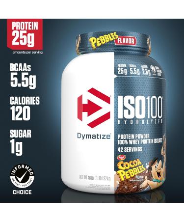 Dymatize ISO100 Hydrolyzed Protein Powder & ISO100 Hydrolyzed Protein Powder in Dunkin' Mocha Latte Flavor - Buy Online on GoSupps.com