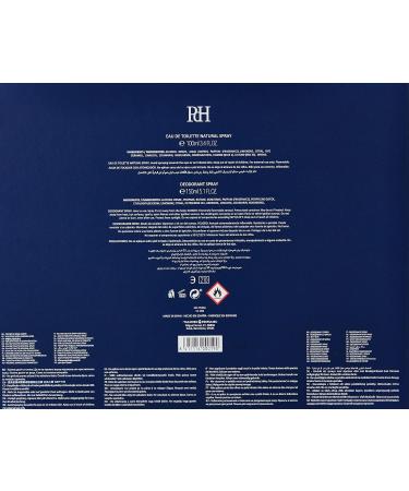 PDH Eau Fraiche Fragrance for Men Two-Piece Set Eau de Toilette EDT 3.4oz 100ml Cologne Spray and Deodorant Made in Spain by Tailored Perfumes Light Blue Dark Blue and Silver - Buy Online on GoSupps.com