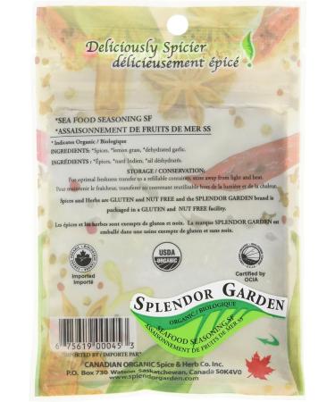 Splendor Garden organic Seafood Seasoning Sf 20.0 Gram 20 g (Pack of 1) - Buy Online on GoSupps.com