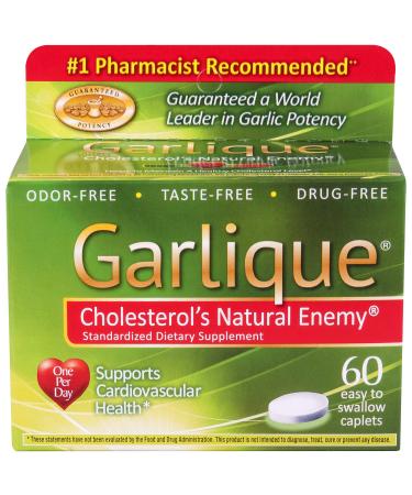 Garlique Caplets 60 Tablets (Pack of 4)