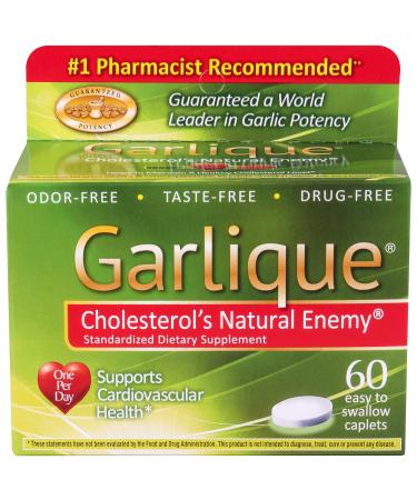 Garlique Caplets 60 Tablets (Pack of 4) - Buy Online on GoSupps.com