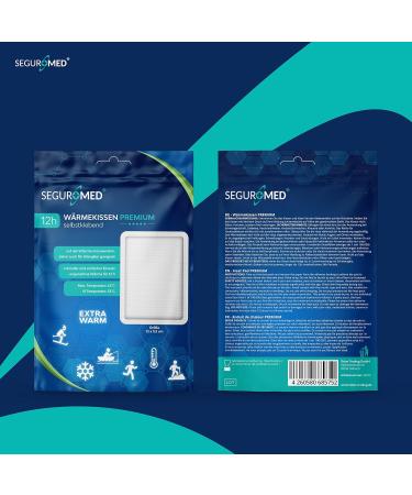 SEGURMED Heat Patch - 50 Body Warmers for Pain Relief | Allergy-Friendly Heat Pads - Buy Online on GoSupps.com