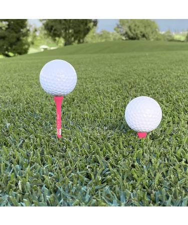 GoSports XL Golf Tees - 200 Player's Pack - 3.25 Inch Premium Wooden Tees - Choose Pink Tee Color - Buy Online on GoSupps.com